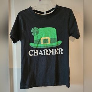 5t Instant Message black and‎ green CHARMER t-shirt St Patricks Day Spring Irish